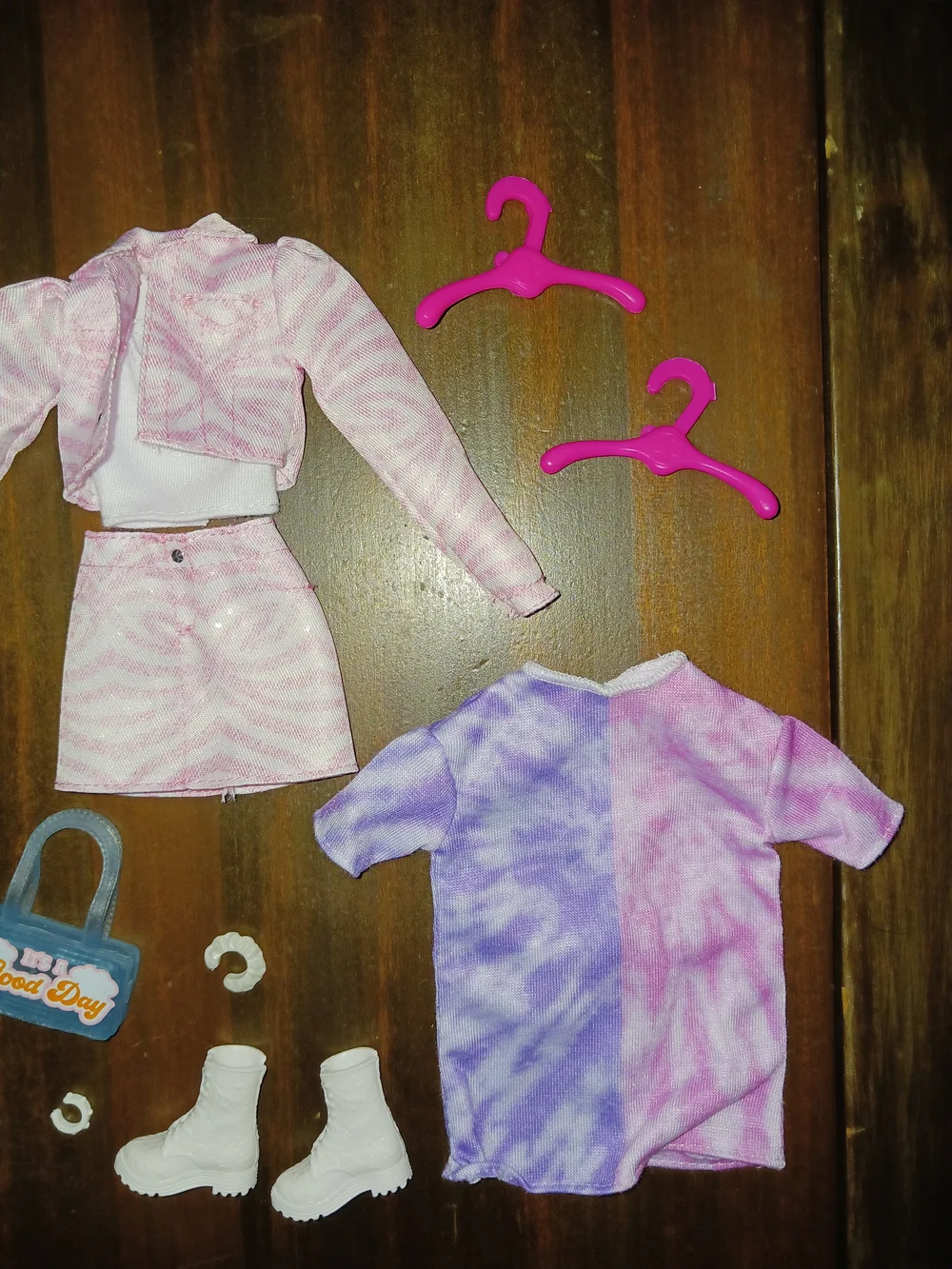 Barbie Doll Lot Of Clothes Outfits Shoes Accessories Hangers